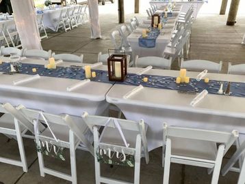 Spandex Table Linen Rental